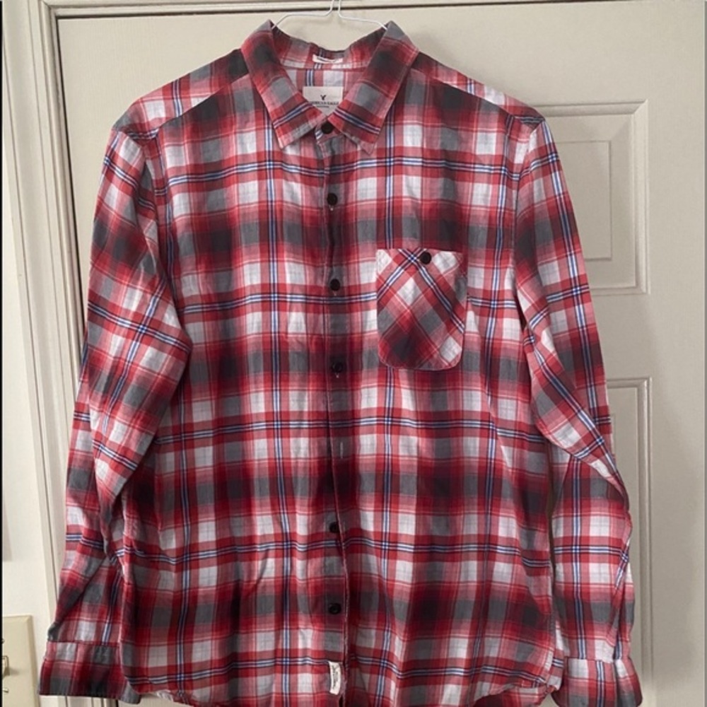 AE plaid shirt